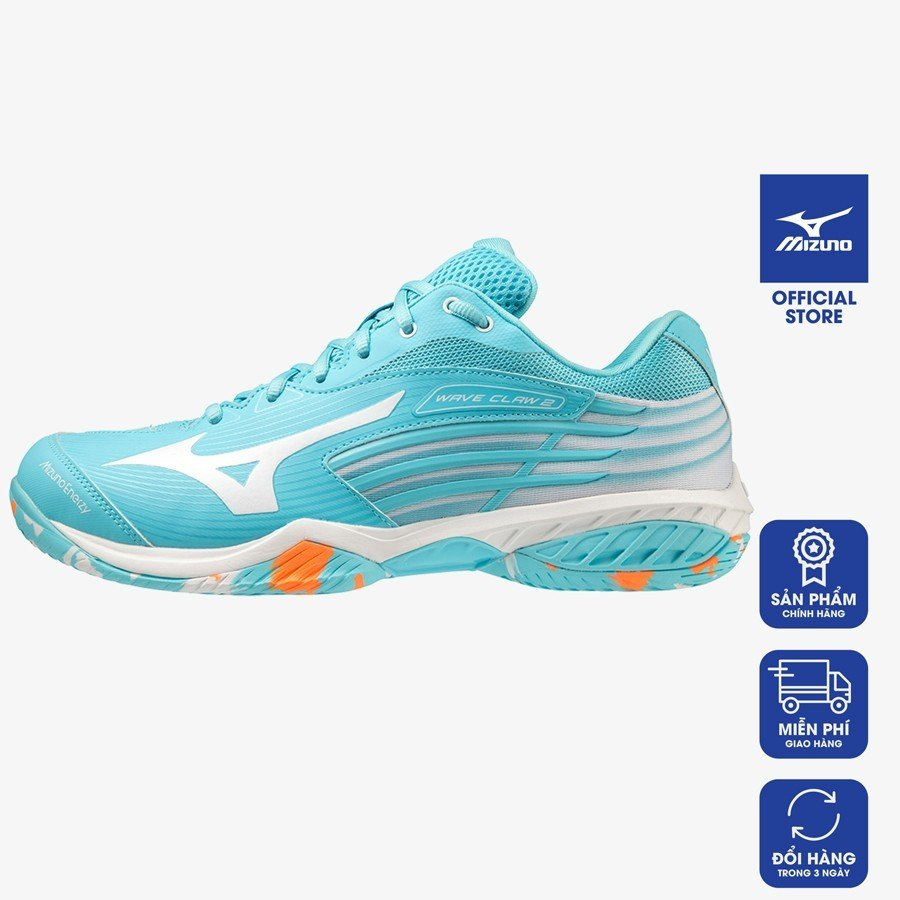 Giày cầu lông MIZUNO Wave Claw 2 cao cấp áp dụng nhiều công nghệ mới của Mizuno cảm giác thật chân và an toàn màu mới