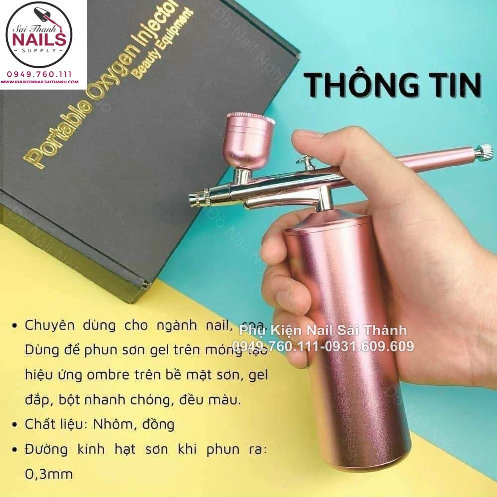 Máy phun ombre hồng