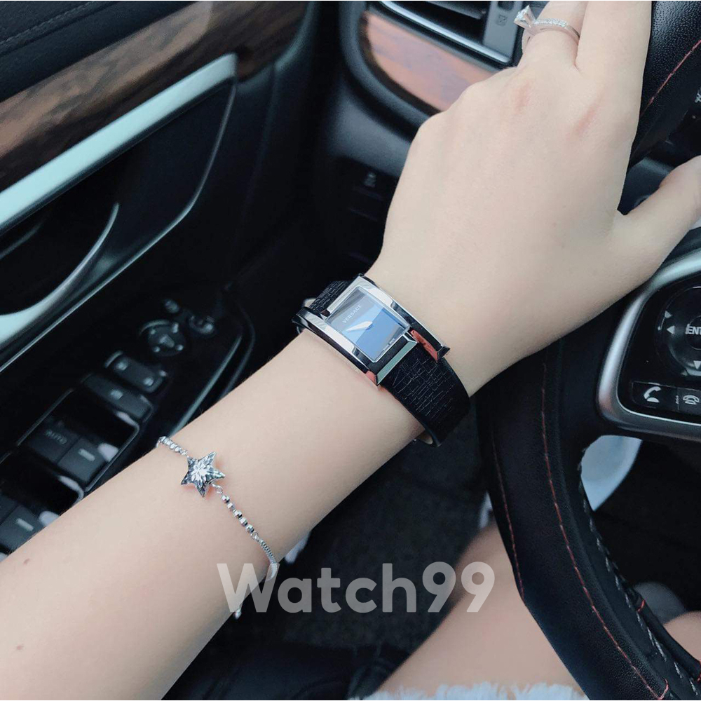 Đồng hồ nữ Versace Greca Icon mặt chữ nhật cách điệu trẻ trung sang trọng | BigBuy360 - bigbuy360.vn