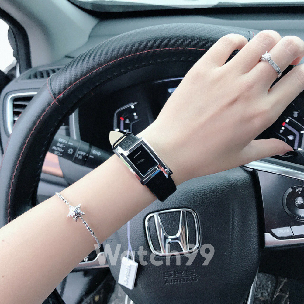 Đồng hồ nữ Versace Greca Icon mặt chữ nhật cách điệu trẻ trung sang trọng | BigBuy360 - bigbuy360.vn