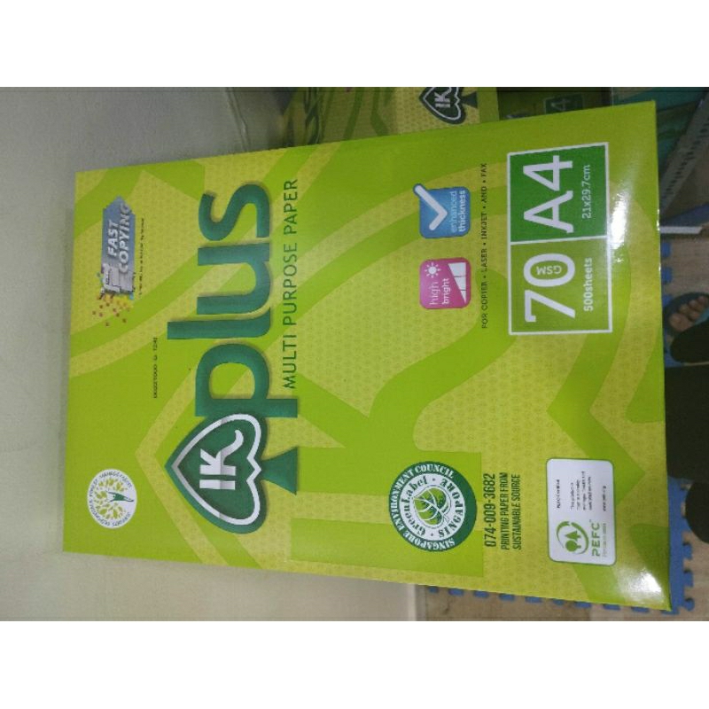 Giấy A4 IK Plus 70 gsm