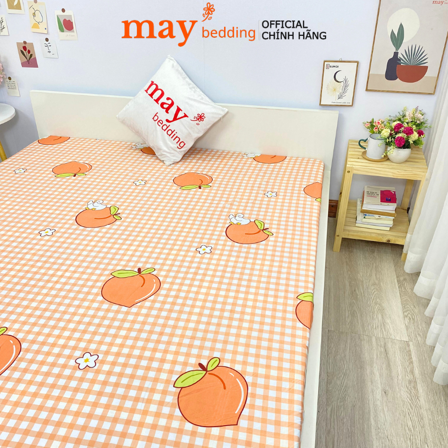 Ga giường Maybedding - Ga trải nệm giường poly cotton chun drap bọc đệm 1m2 1m6 1m8 2m 2m2