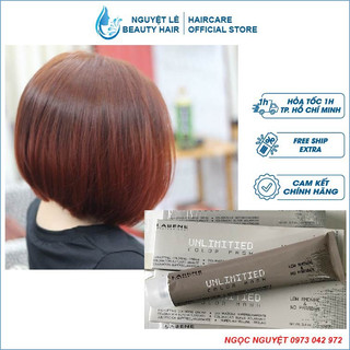(Tặng kèm oxy) Màu nhuộm NÂU ĐỒNG ÁNH ĐỎ 7.4 cao cấp LABENE 100ML( Chính hãng)