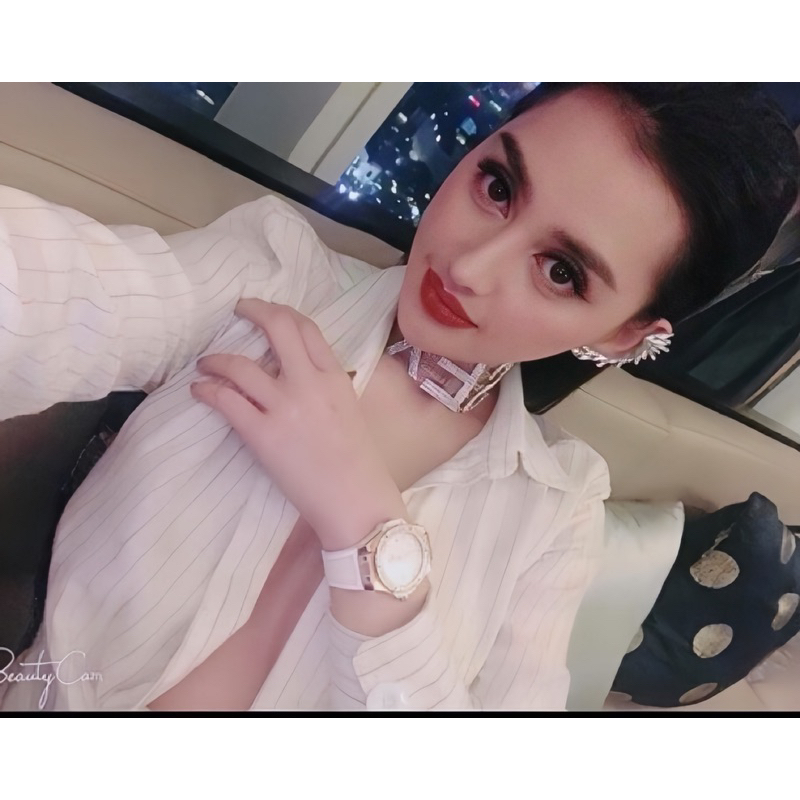 khuyên tai vành hotgirl, bông tai đính đá dạng vành, phụ kiện trang sức nữ Hari korea accessories