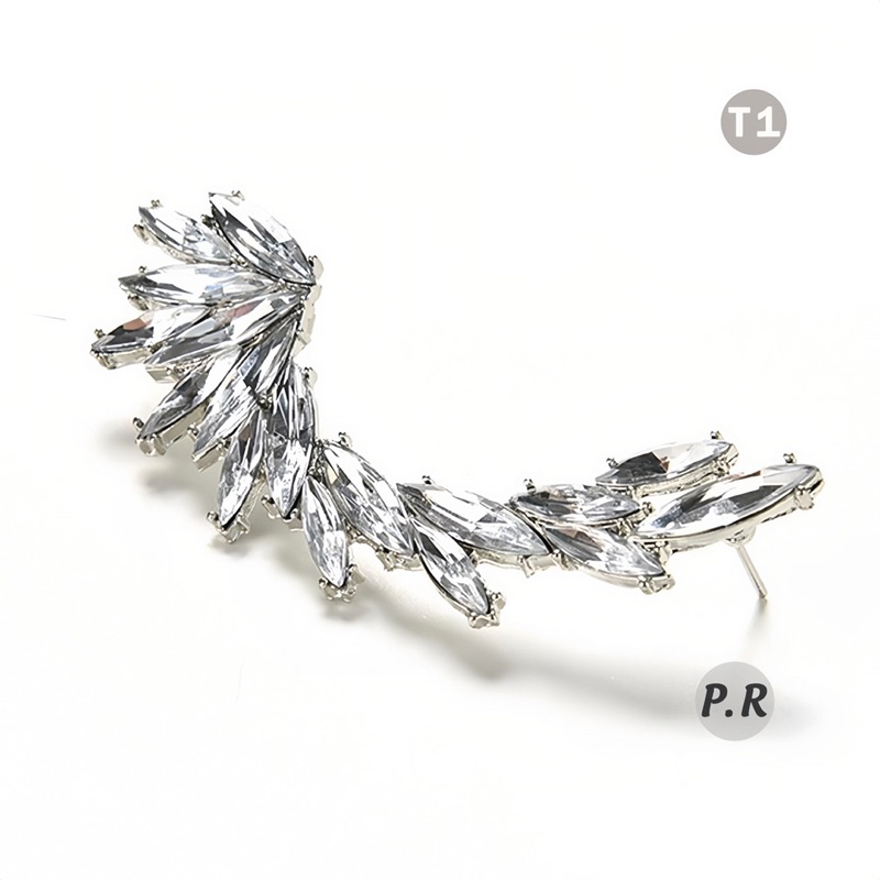 khuyên tai vành hotgirl, bông tai đính đá dạng vành, phụ kiện trang sức nữ Hari korea accessories