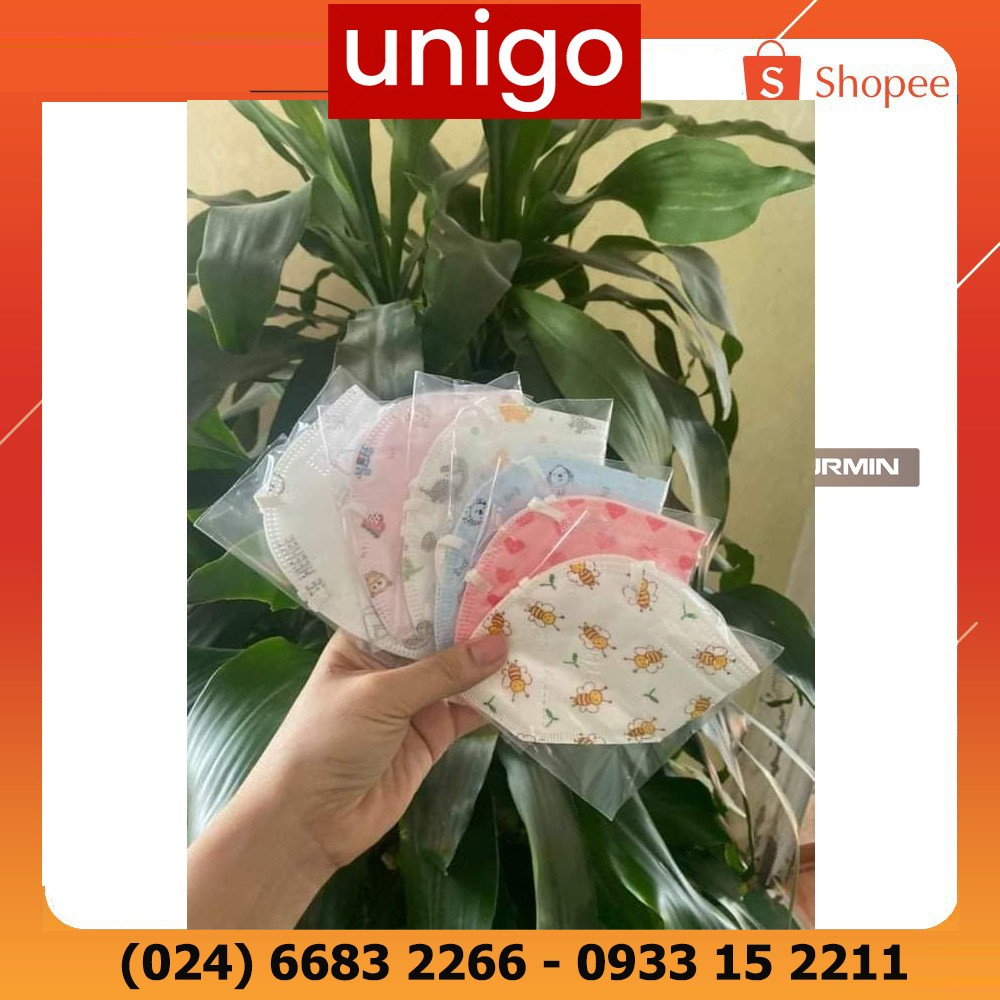 1 hộp Khẩu Trang trẻ em N95 HM95 xịn xò 5 lớp kháng khuẩn ,chống bụi mịn Pm2.5 (10 chiếc)