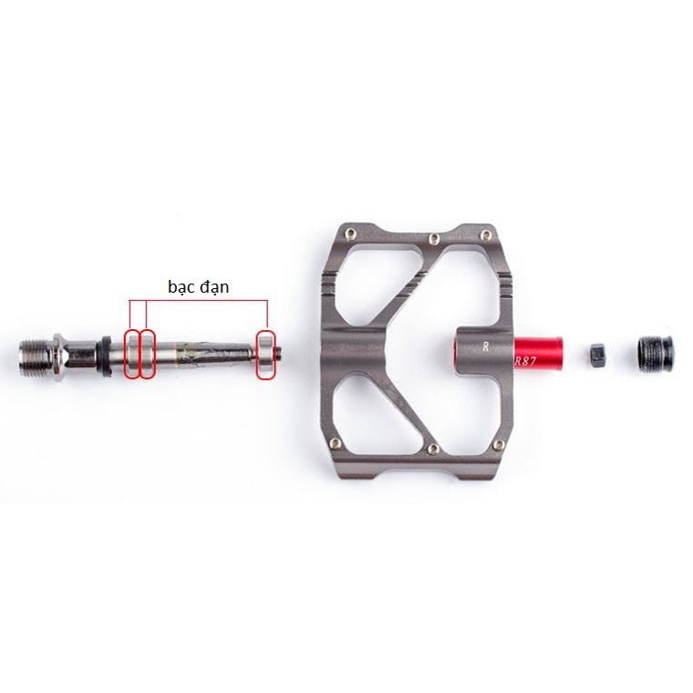 Bàn Đạp Pedal Bạc Đạn PROMEND PD-R87C