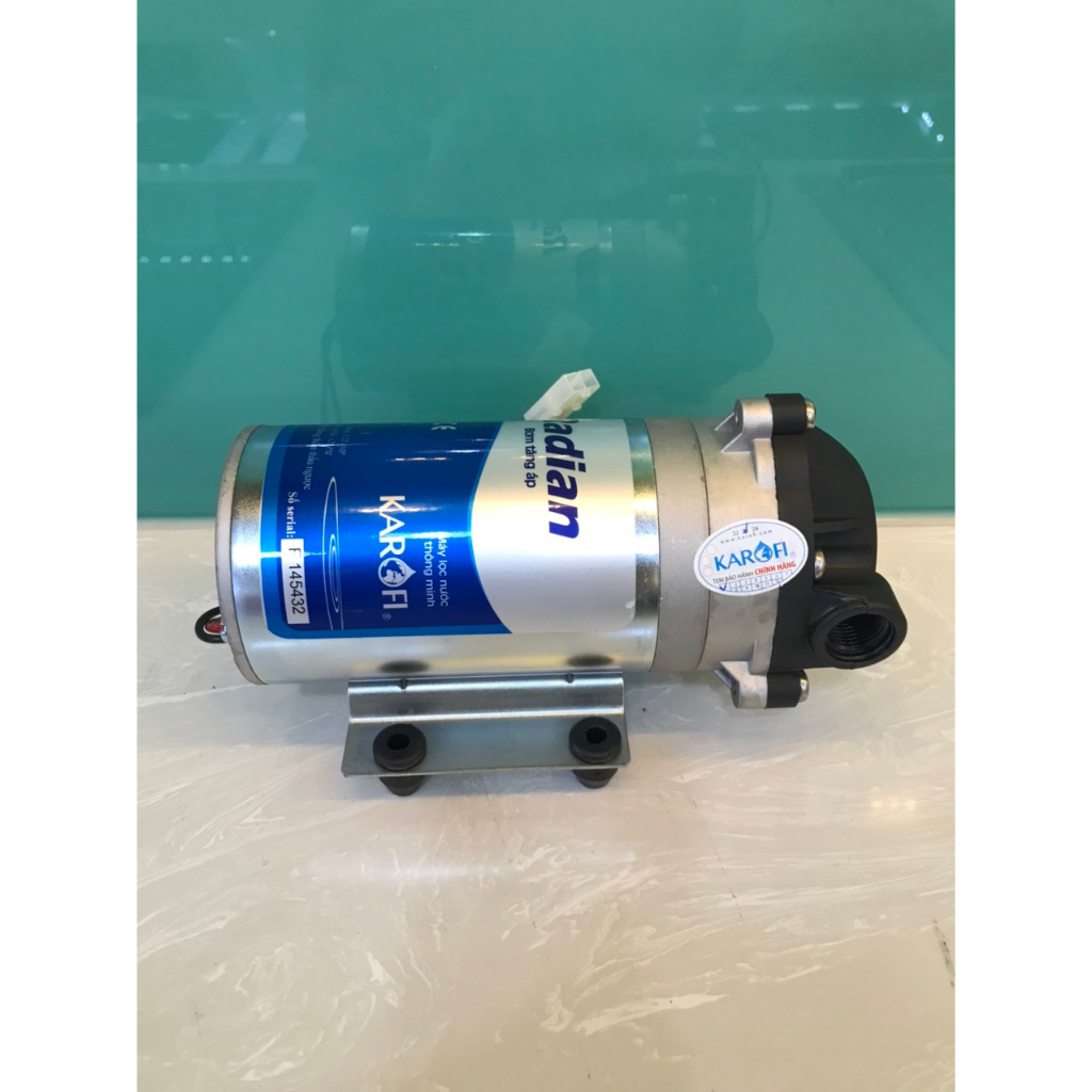 Bơm KAROFI Radian 24V - Hàng chính hãng - Bơm tăng áp Dùng thay thế cho máy lọc nước RO :Kangaroo,Karofi,Sunhouse,Aqua