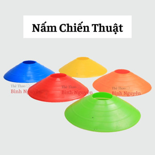 Nấm tập chiến thuật - Marker - Cone trong bóng đá, bóng rổ... nhựa nhiều màu 10cm, 23cm, 30cm, 50cm