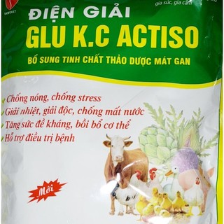 Điện giải Gluco KC thảo dược cho vat nuoi