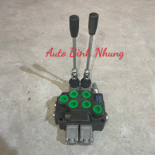 Van gạt tay thủy lực 2 cần