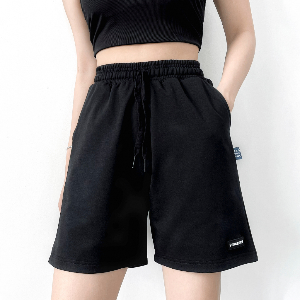 Quần short Vergency nam nữ Simple/ Black, white, navy, gray, beige