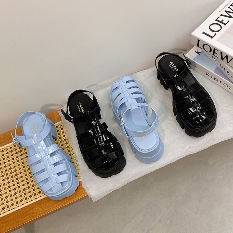 GIÀY SANDAL NỮ QUAI NGANG ĐẾ ĐỘN 5,5cm