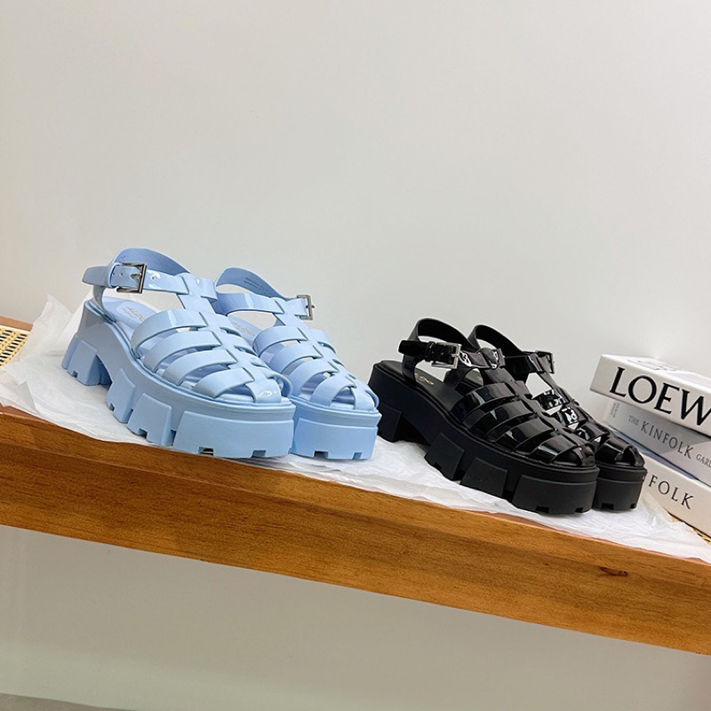 GIÀY SANDAL NỮ QUAI NGANG ĐẾ ĐỘN 5,5cm