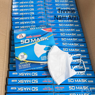 Combo 100 cái khẩu trang 5D Nam Anh kháng khuẩn- tân bình