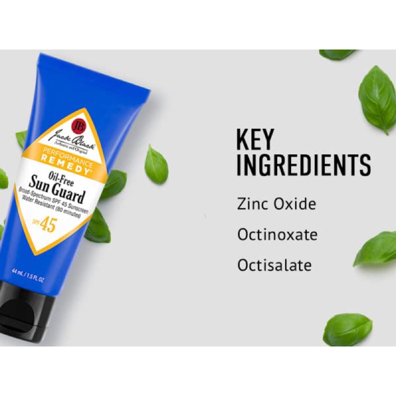 Kem Chống Nắng Jack Black Oil-Free Sun Guard SPF 45 Sunscreen 1,5 FL OZ