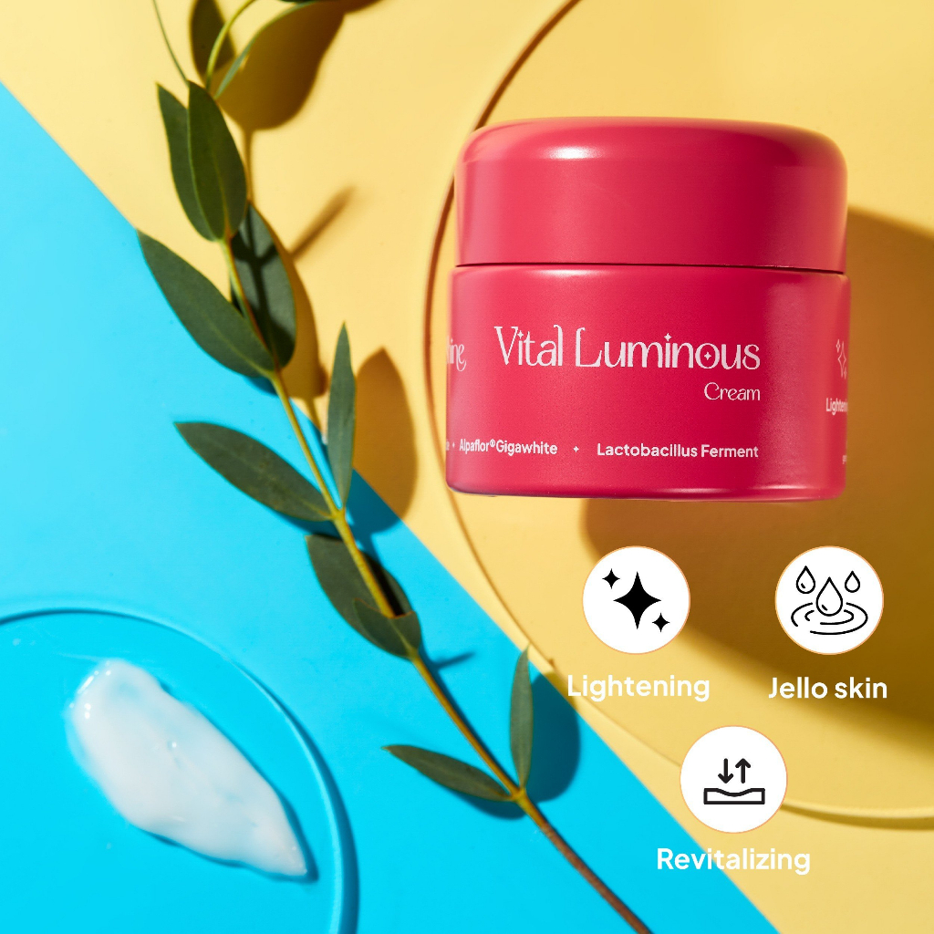 Kem dưỡng da sáng trắng gel thạch mát lạnh 24Shine Vital Luminous 50ml Hàn Quốc