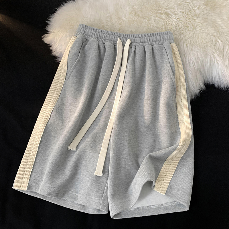 [RẺ VÔ ĐỊCH] Quần Short Unisex, Phối Sọc Dây Hai Bên, Chất Tổ Ong Nhẹ Mặc Thoải Mái Nam Nữ