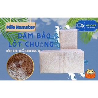 Mùn cưa Nén 1kg lót chuồng cho Hamster