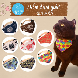 Yếm đeo cổ cho mèo dễ thương, Vòng cổ Nhật bản cho mèo