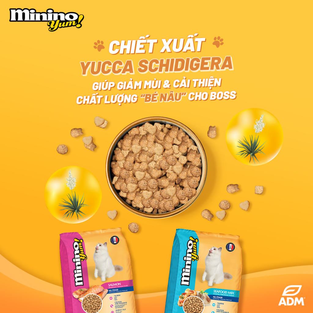 1.5kg - Thức Ăn cho mèo MININO YUM