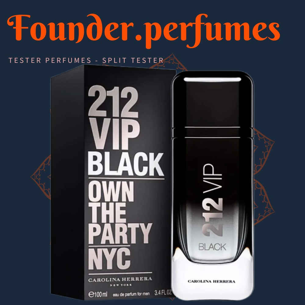 🌟 Nước hoa dùng thử 212 VIP Black Carolina Herrera For Men #.founderperfume