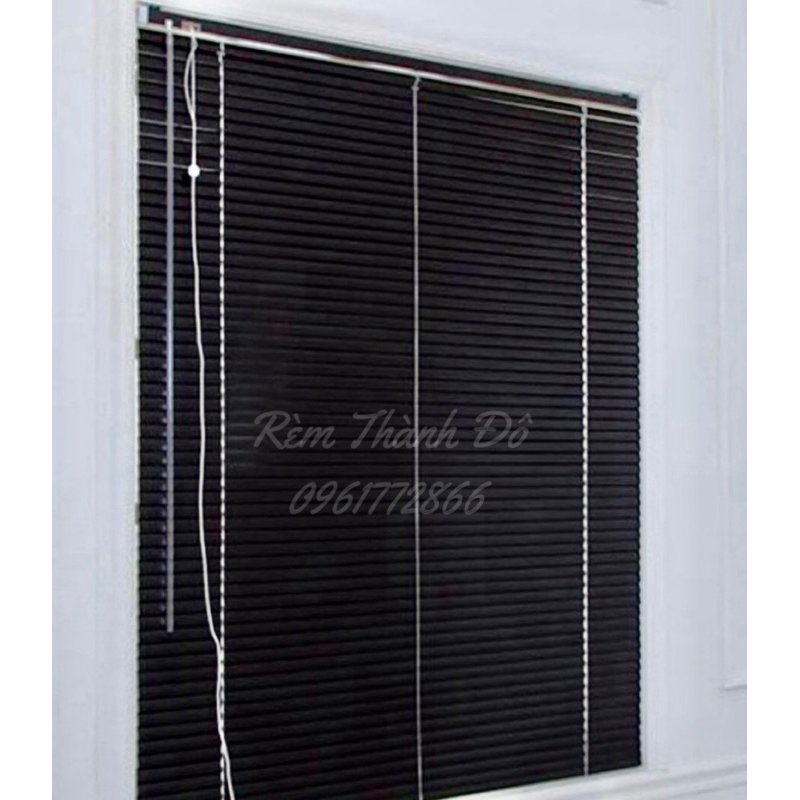 Rèm sáo nhôm màu đen st35 - rèm cản sáng cách nhiệt NHẬN ĐẶT MỌI KÍCH THƯỚC