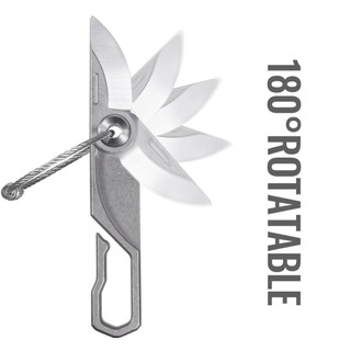 Móc khóa - unitykeys - kk00 titanium alloy mini key holder knife