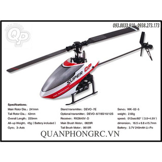 Canopy máy bay trực thăng Walkera Super CP