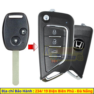 Chìa khóa remote xe ô tô Honda City, Civic, CRV, Accord, Brio mẫu V21 đà nẵng