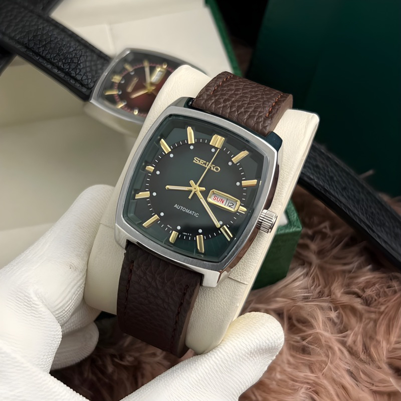 Đồng Hồ Cơ Nam Sei.ko Mặt Vuông 3 Màu