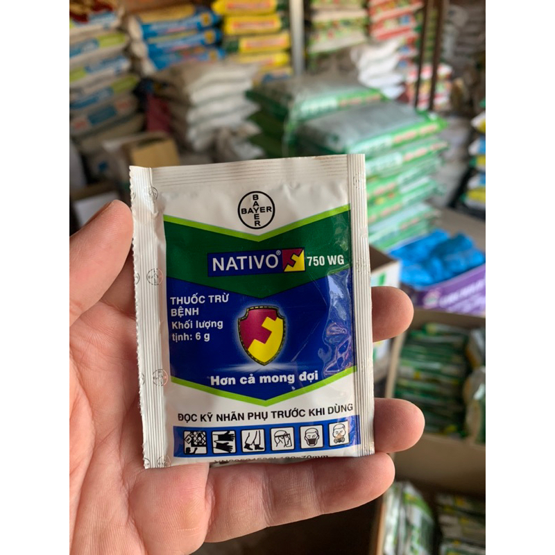 Chế Phẩm Nativo 750wg Phòng Nấm Bảo Vệ Rau Màu Và Cây Trồng gói 6g
