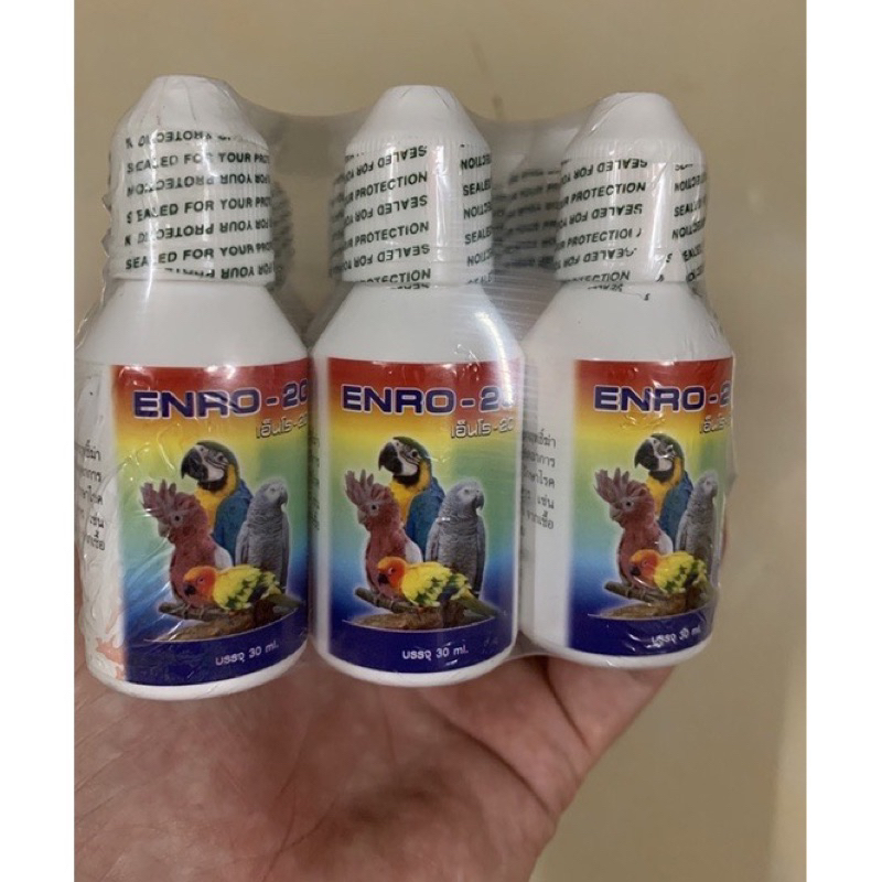 ENRO 20 (THÁI LAN) ĐẶC TRỊ CẢM LẠNH, TIÊU CHẢY CHO CÁC DÒNG VẸT, CHIM CẢNH