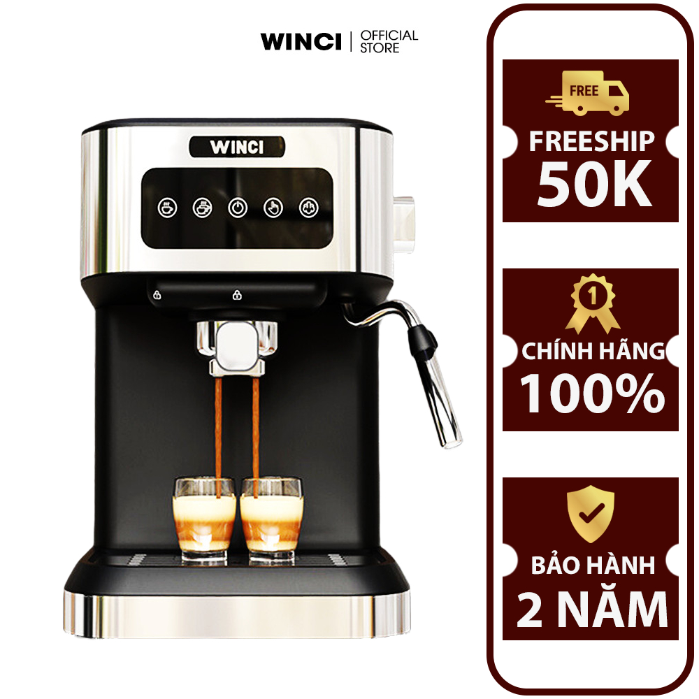 Máy pha cà phê tự động Espresso Winci CM 3000, có vòi đánh sữa, bảo hành 24 tháng.