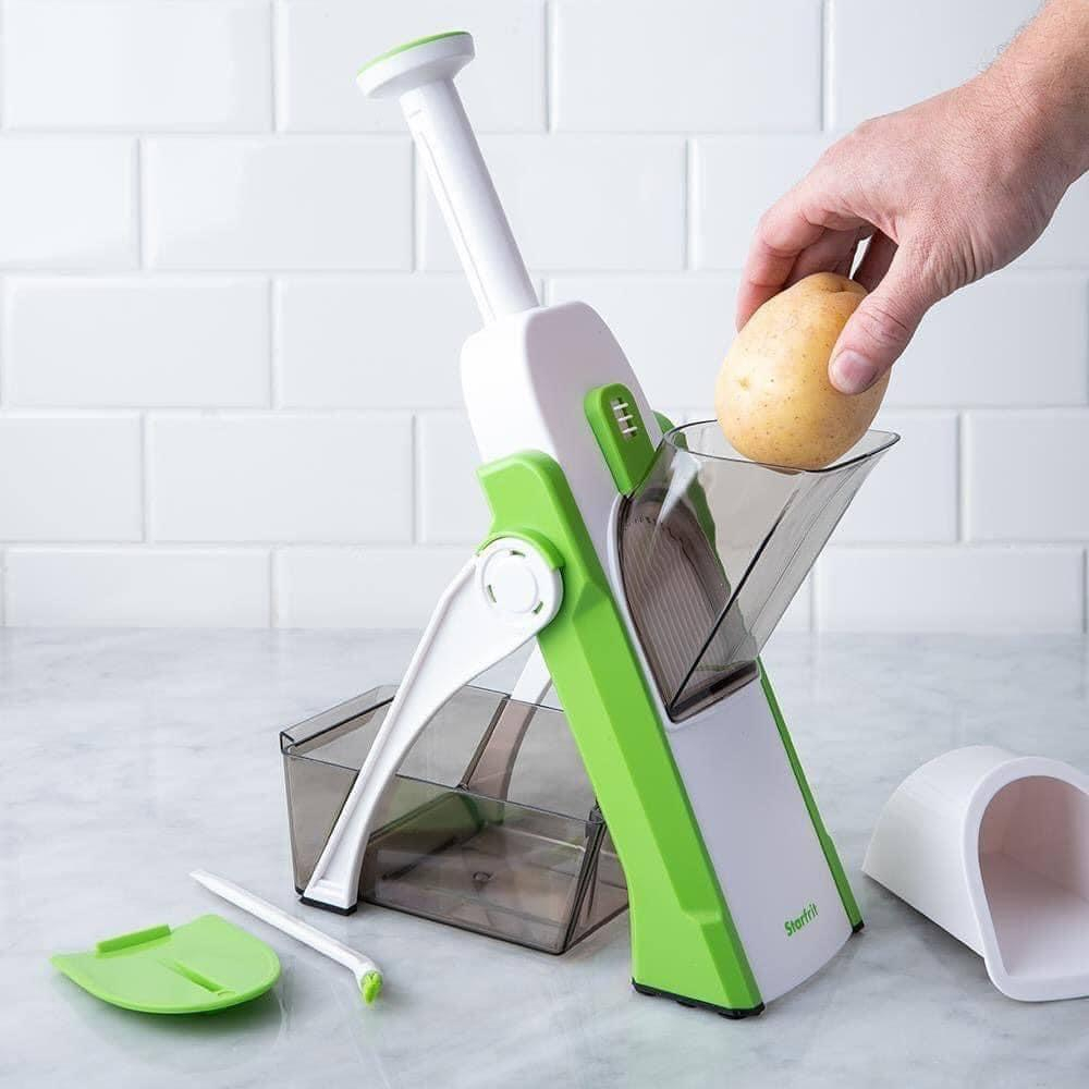 MÁY THÁI, MÁY CẮT RAU CỦ MẪU MỚI CÓ KHAY HỨNG TIỆN LỢI