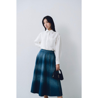 Chân Váy Jeans Nữ Xanh AT MODA DE LITA