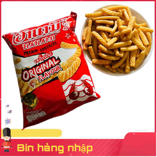 Snack tôm hanami lon 110g hàng thái lan