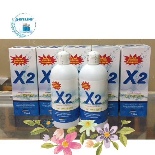Nước Ngâm Kính Áp Tròng Cứng X2 360ML- Nk chính hãng Hàn Quốc