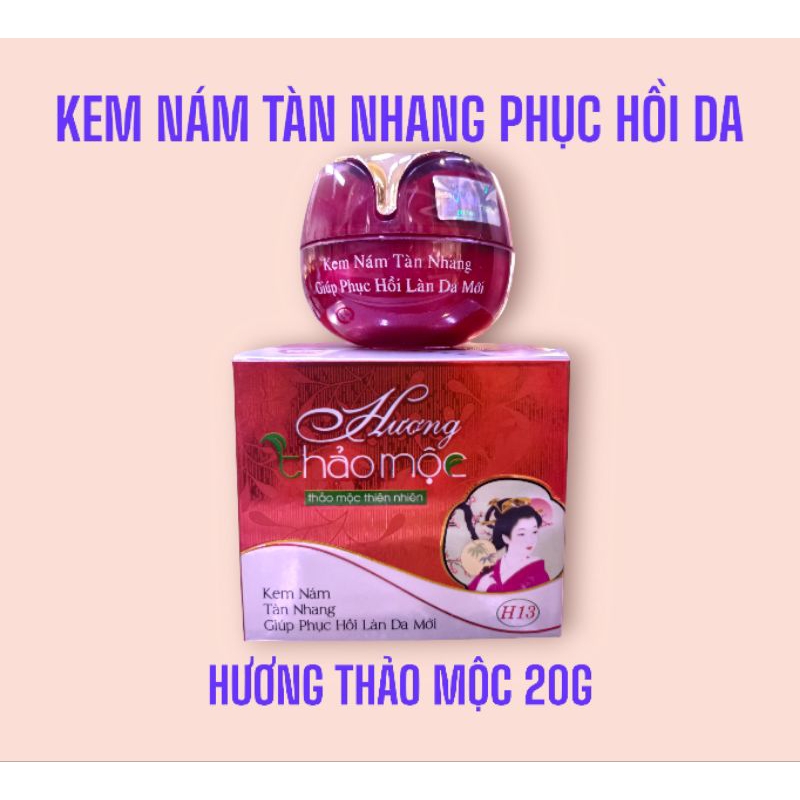 KEM NÁM TÀN NHANG PHỤC HỒI DA HƯƠNG THẢO MỘC VIP 20G