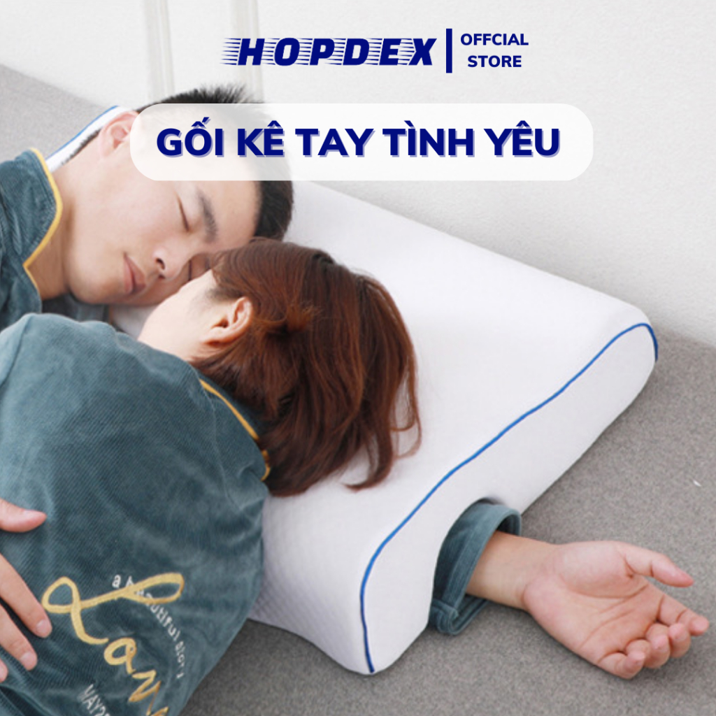 Gối Kê Tay - Gối Ngủ Đôi Tình Yêu Cho Cặp Đôi Chống Tê Mỏi Tay HOPDEX
