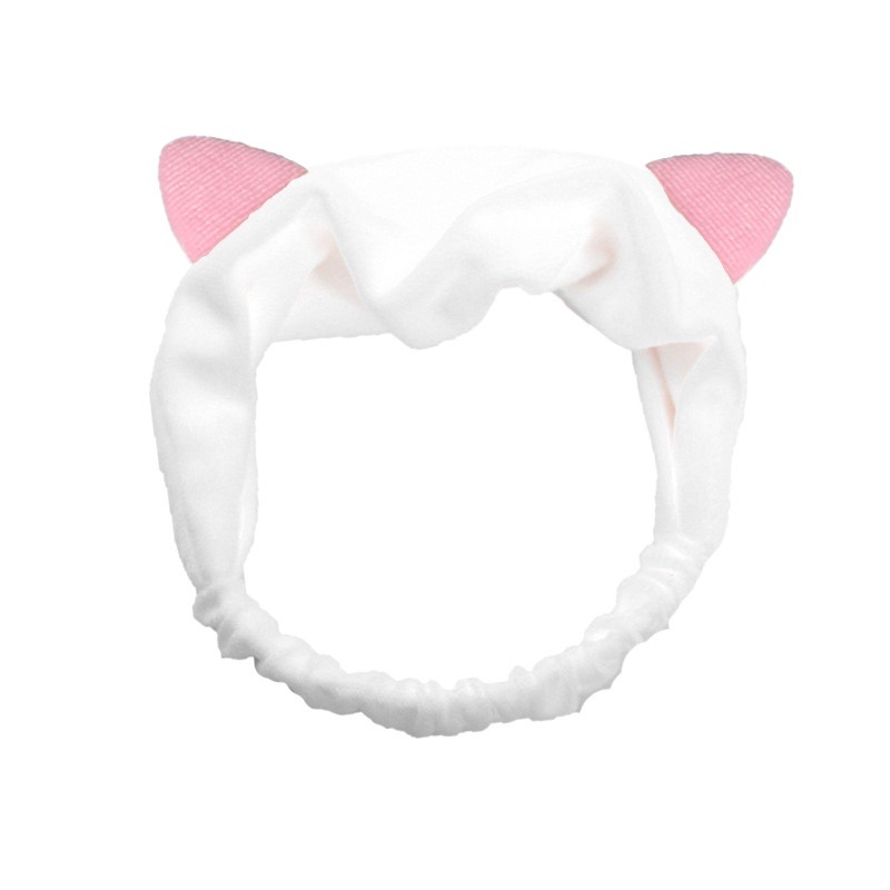 Băng Đô Tai Thỏ Tai Mèo Đáng Yêu Băng Đô Cài Tóc Rửa Mặt