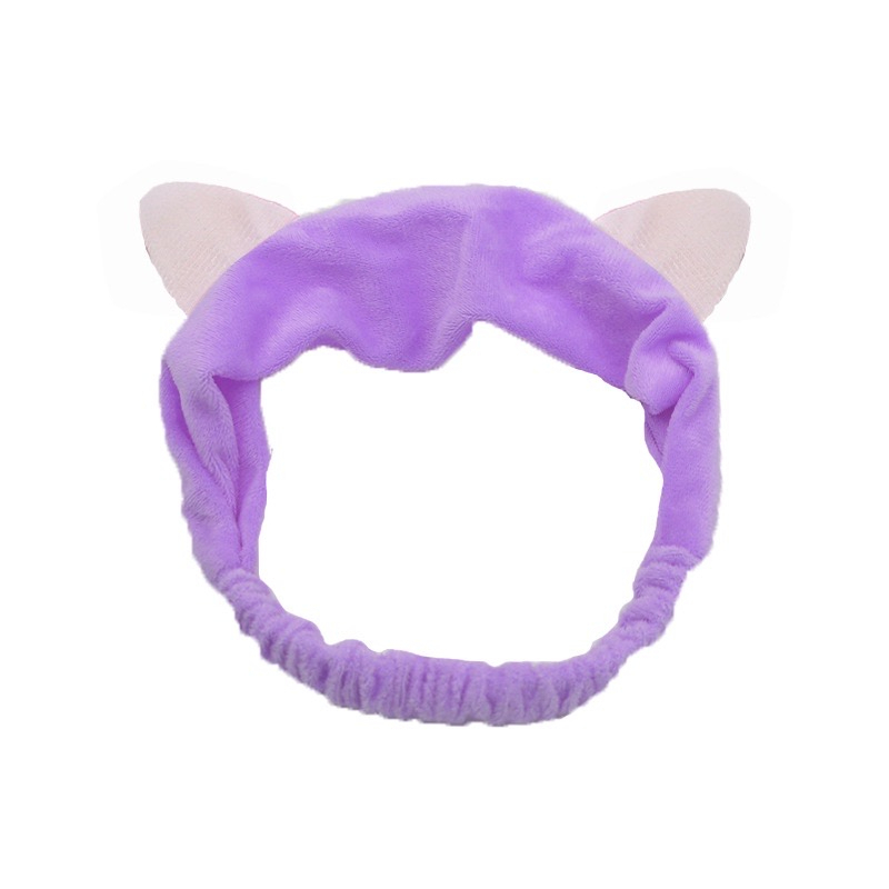 Băng Đô Tai Thỏ Tai Mèo Đáng Yêu Băng Đô Cài Tóc Rửa Mặt