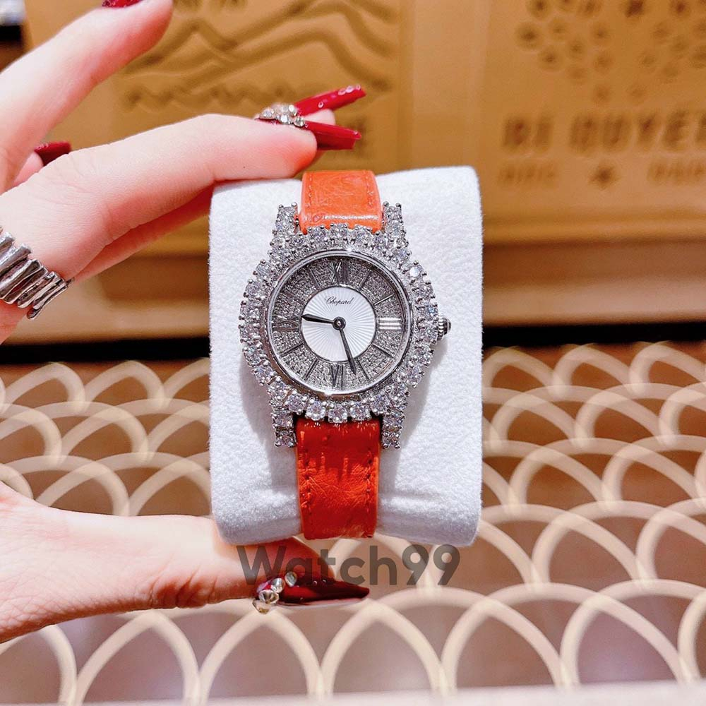 Đồng hồ nữ C.h.o.p.a.r.d  L'HEURE DU DIAMANT hàng loại 1 thiết kế đẹp mắt sang trọng và lộng lẫy | BigBuy360 - bigbuy360.vn