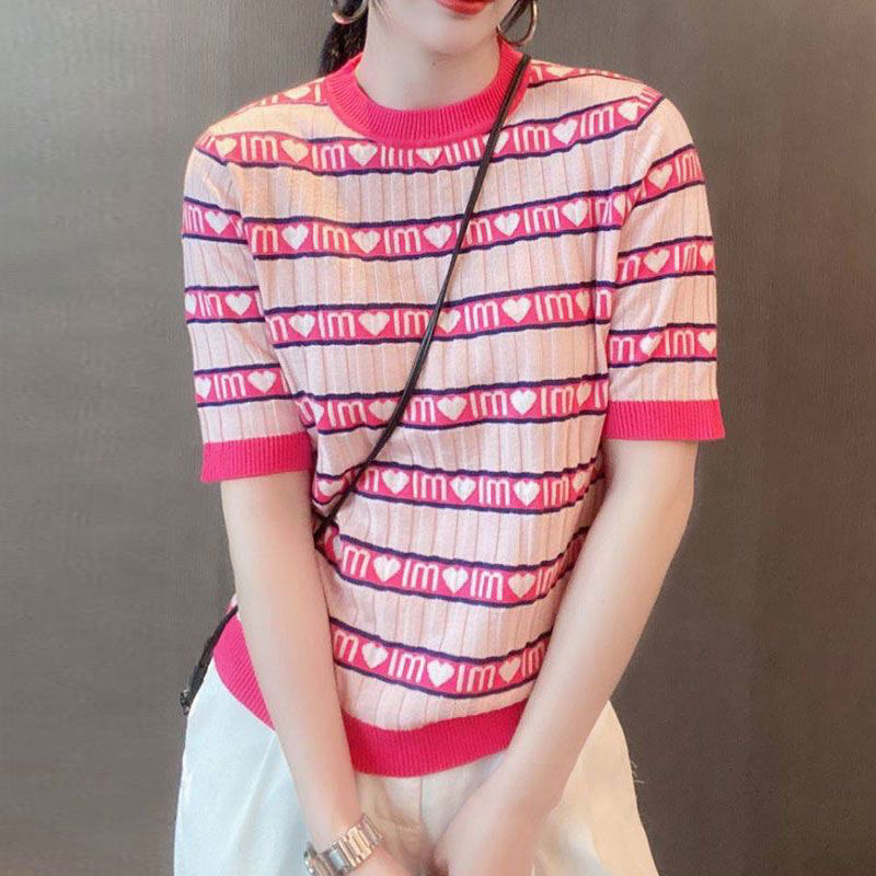 Áo Tay Cộc Len Dệt Kim Miumi