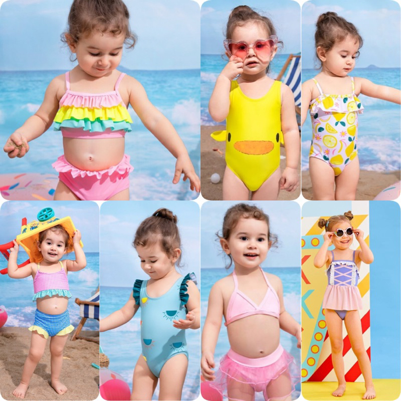 [SHEIN- ĐỒ BƠI CHỌN MẪU] Đồ bơi xinh cho bé gái