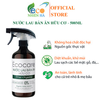 Nước lau kính ECOCARE 500ml tinh dầu thiên nhiên lau bàn ăn lau bếp đuổi muỗi khử mùi