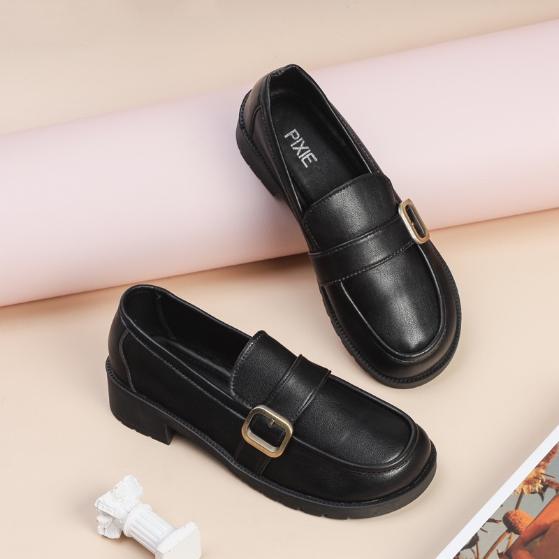 Giày Oxford  3cm Phối Khóa H101