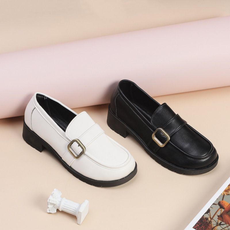 Giày Oxford  3cm Phối Khóa H101