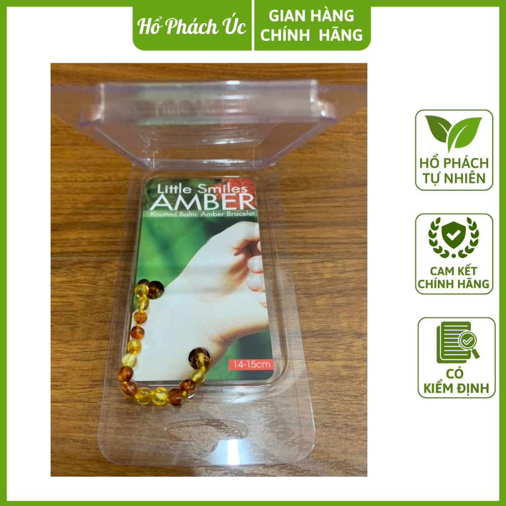 Vòng Tay Hổ Phách Úc Amber Tăng Cường Sức Khỏe, Chiêu Tài Chiêu Lộc