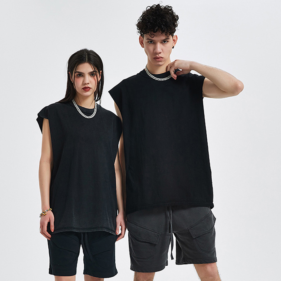 Áo thun ba lỗ Midi tanktop sát nách thể thao Unisex form rộng bigsize chất liệu cotton thấm hút mồ hôi